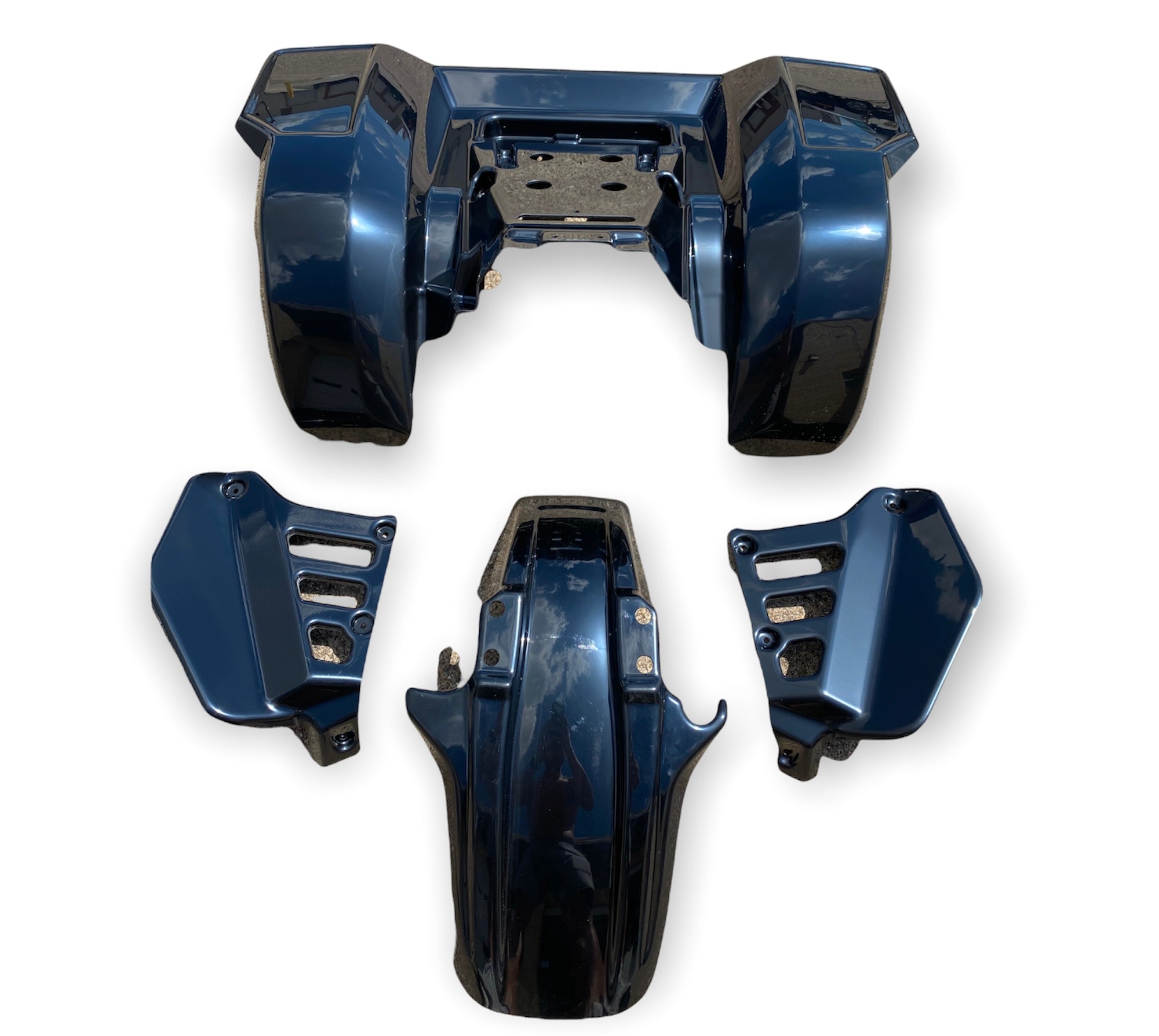 KTX Pro for HONDA ATC250R 85 - 86 Heavy Duty Plastic Front, Rear and Sides Fenders Set